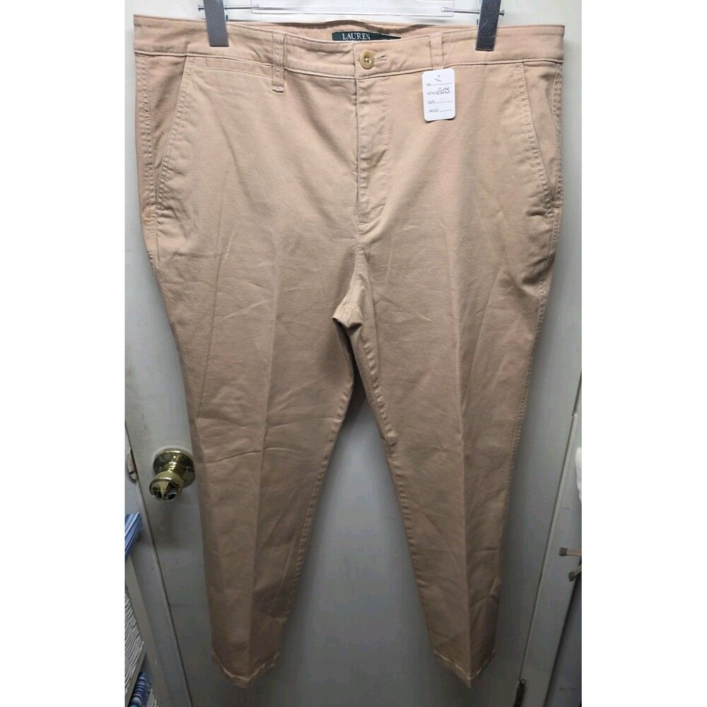 Lauren Ralph Lauren Chino Style Pants Women's Size 16 Pockets